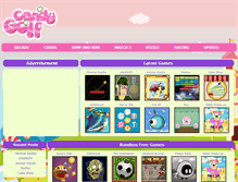 Tablet Screenshot of candygolf.com
